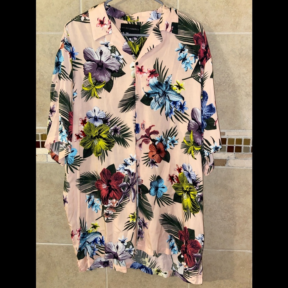 Men’s Hawaiian Button Down Shirt